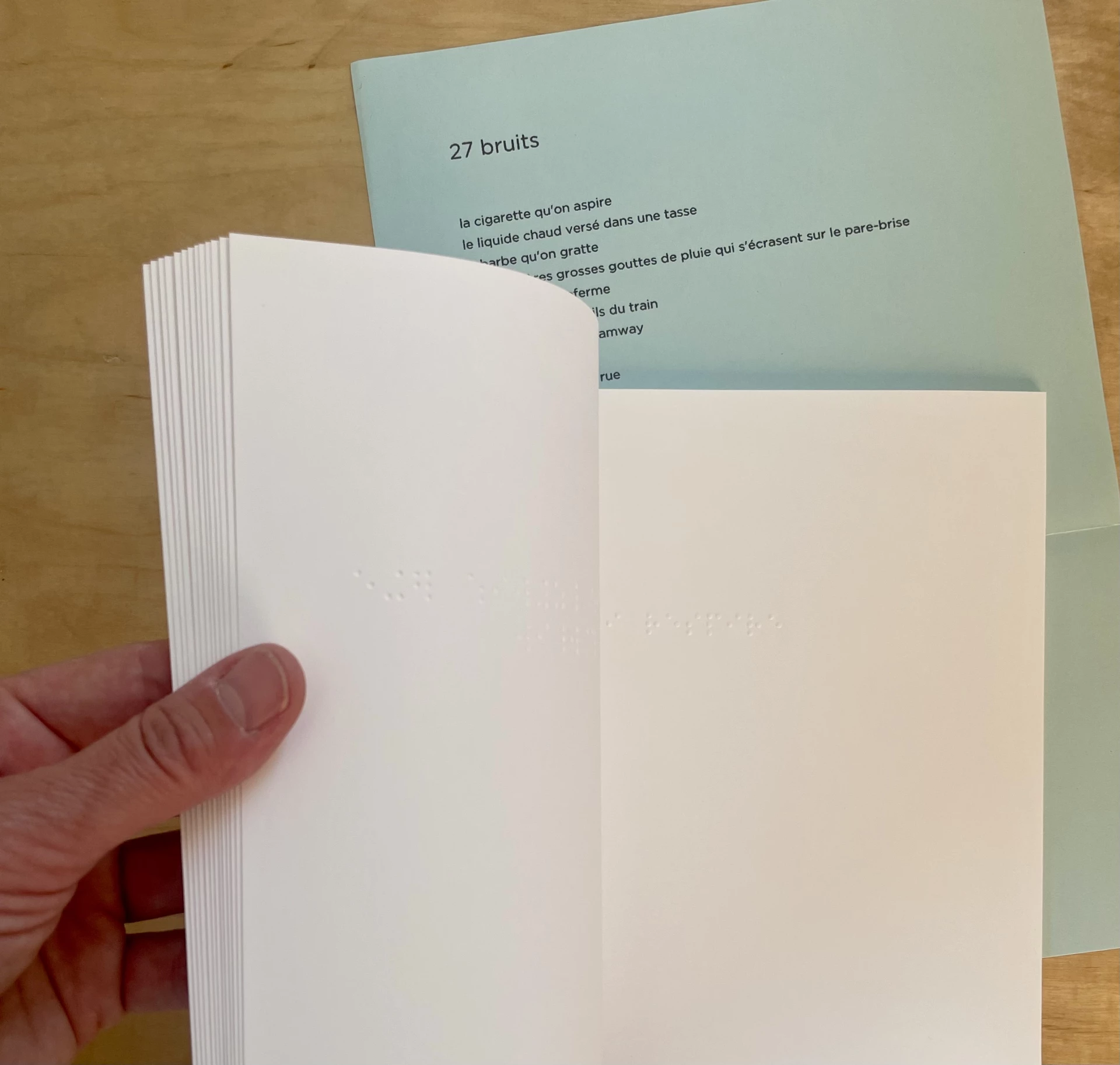 Delphine Perret - 27 bruits, imagier en braille